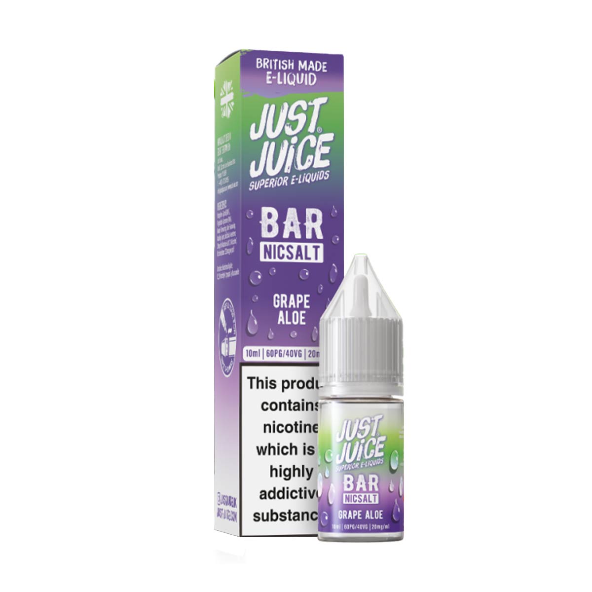 Grape Aloe by Just Juice Bar Nic Salts | Grey Haze UK Grape Aloe by Just Juice Bar Nic Salts | Grey Haze UK