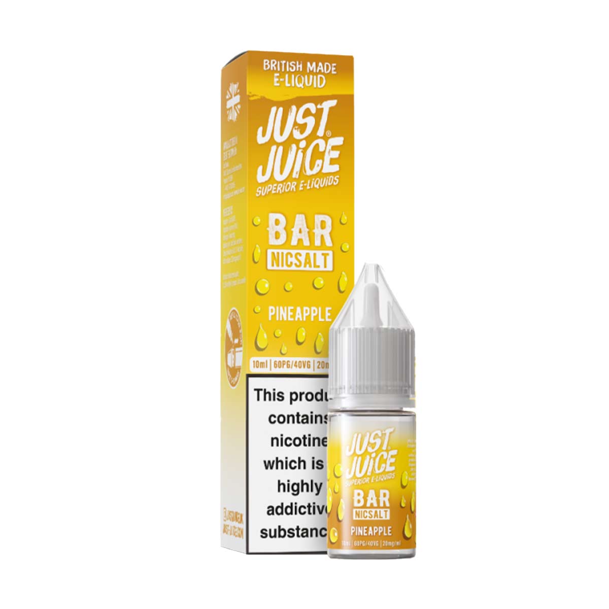 Pineapple Just juice bar vape nic salts 20mg