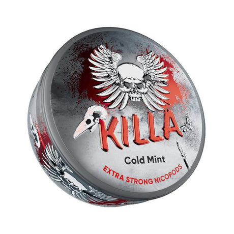 Cold Mint killa nicotine pouches 16mg