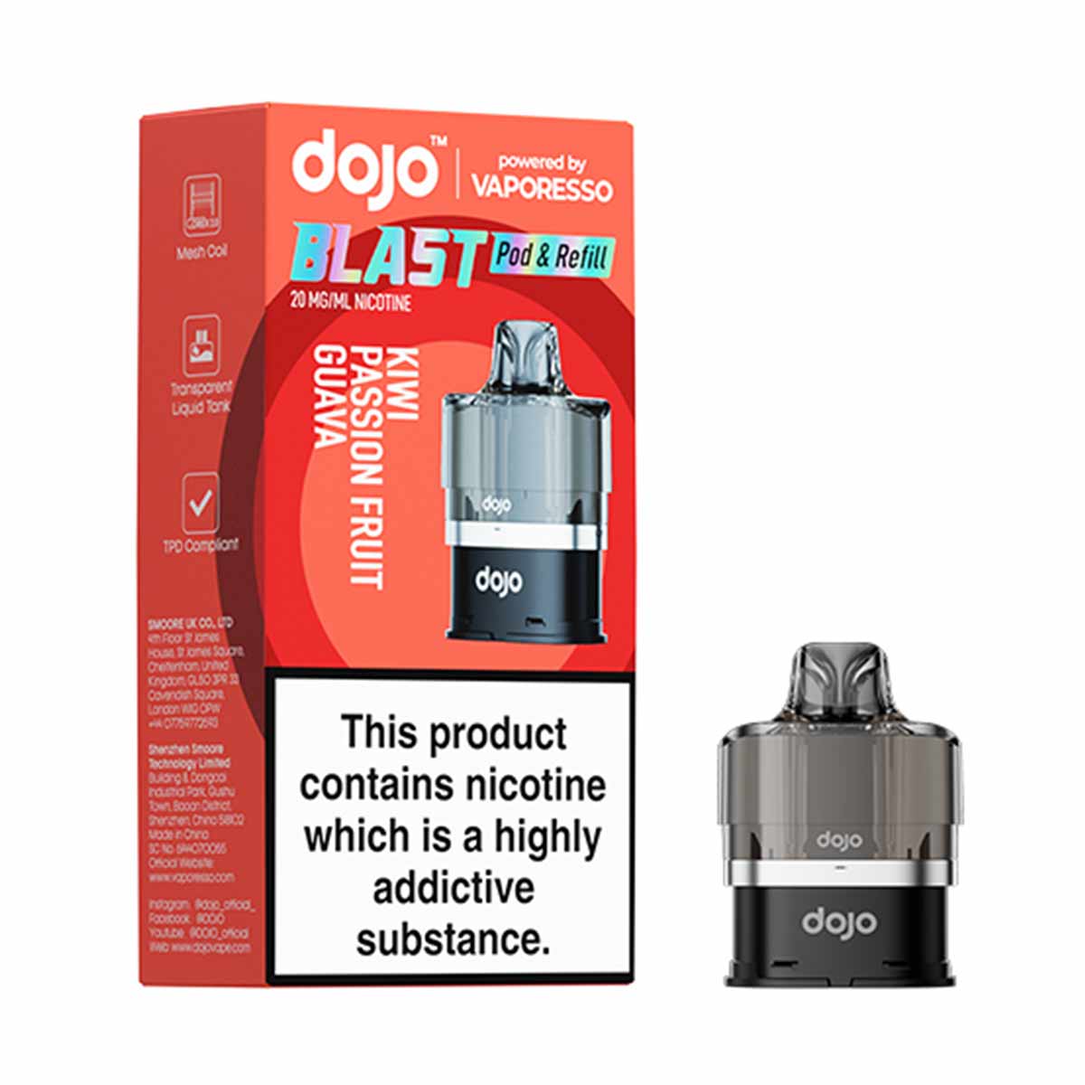 Vaporesso Dojo Blast 6000 Prefilled Pods
