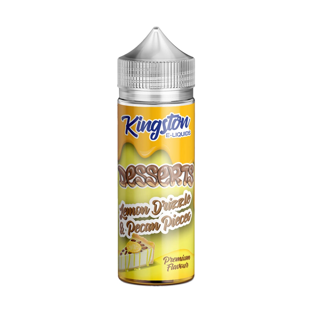 Lemon Drizzle & Pecan Pieces Kingston Desserts Shortfill E-liquids 100ml