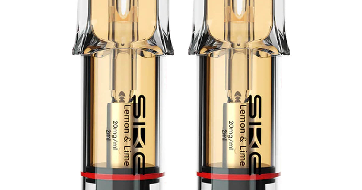Lemon & Lime SKE Crystal Plus Prefilled Pods | Grey Haze UK