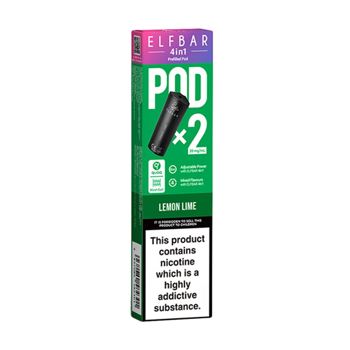 Elf Bar 4 in 1 Pre-filled Pods 2 Pack - 10 Flavours | Grey Haze UK Elf Bar 4 in 1 Pre-filled Pods 2 Pack - 10 Flavours | Grey Haze UK