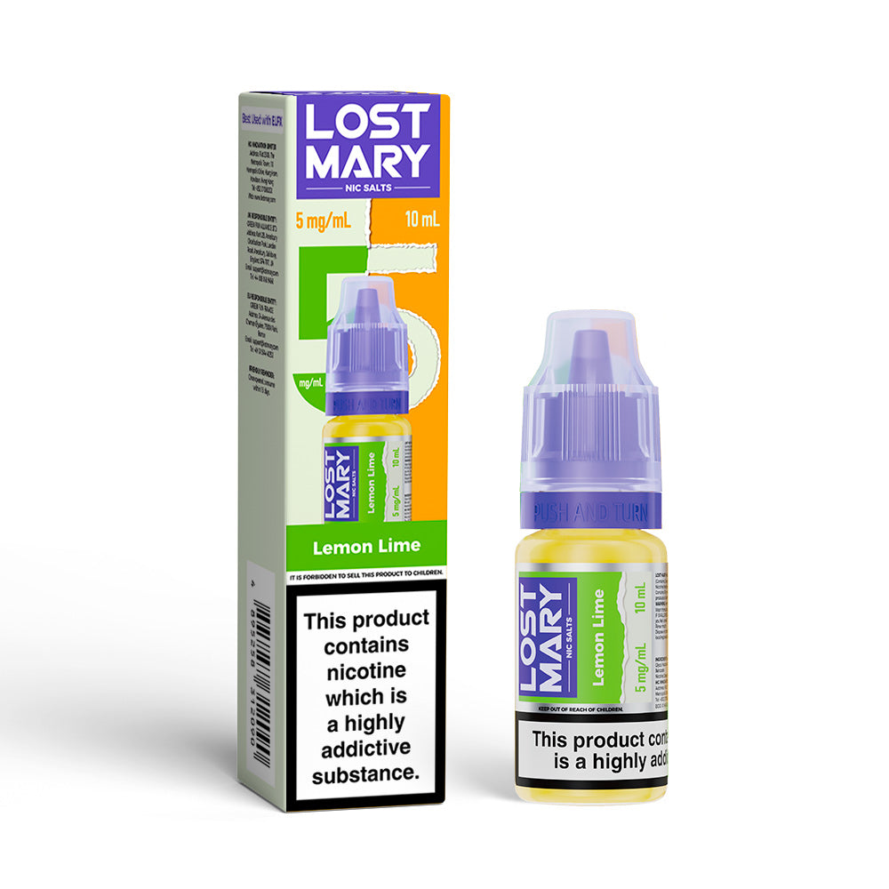 Lemon Lime Lost Mary Nicotine Salts