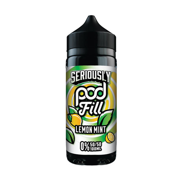 Lemon Mint seriously pod fill shortfill e liquid