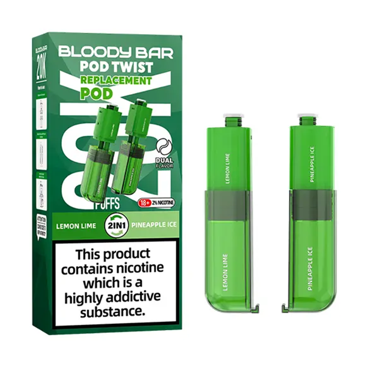 Bloody Bar Pod Twist Prefilled Pods + Refill Container