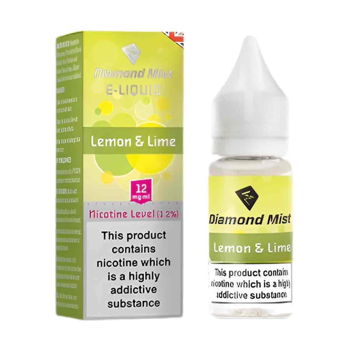 Lemon & Lime Diamond Mist 50/50 Nic Salt E-Liquid