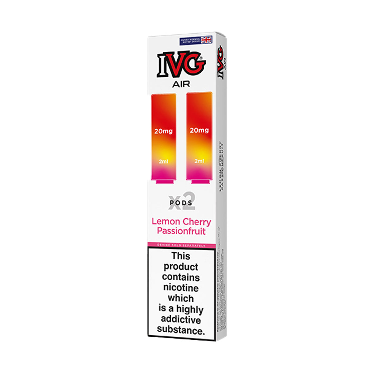IVG Air 4 in 1 Prefilled Pods | Grey Haze UK IVG Air 4 in 1 Prefilled Pods | Grey Haze UK