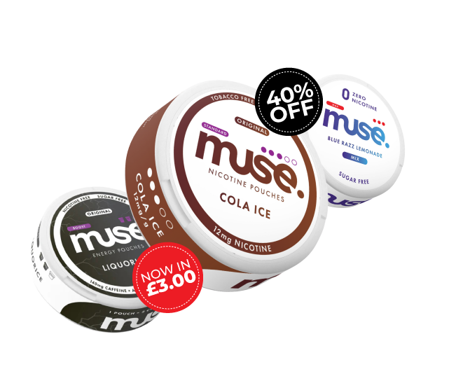 Muse Nicotine Pouches – 40% OFF