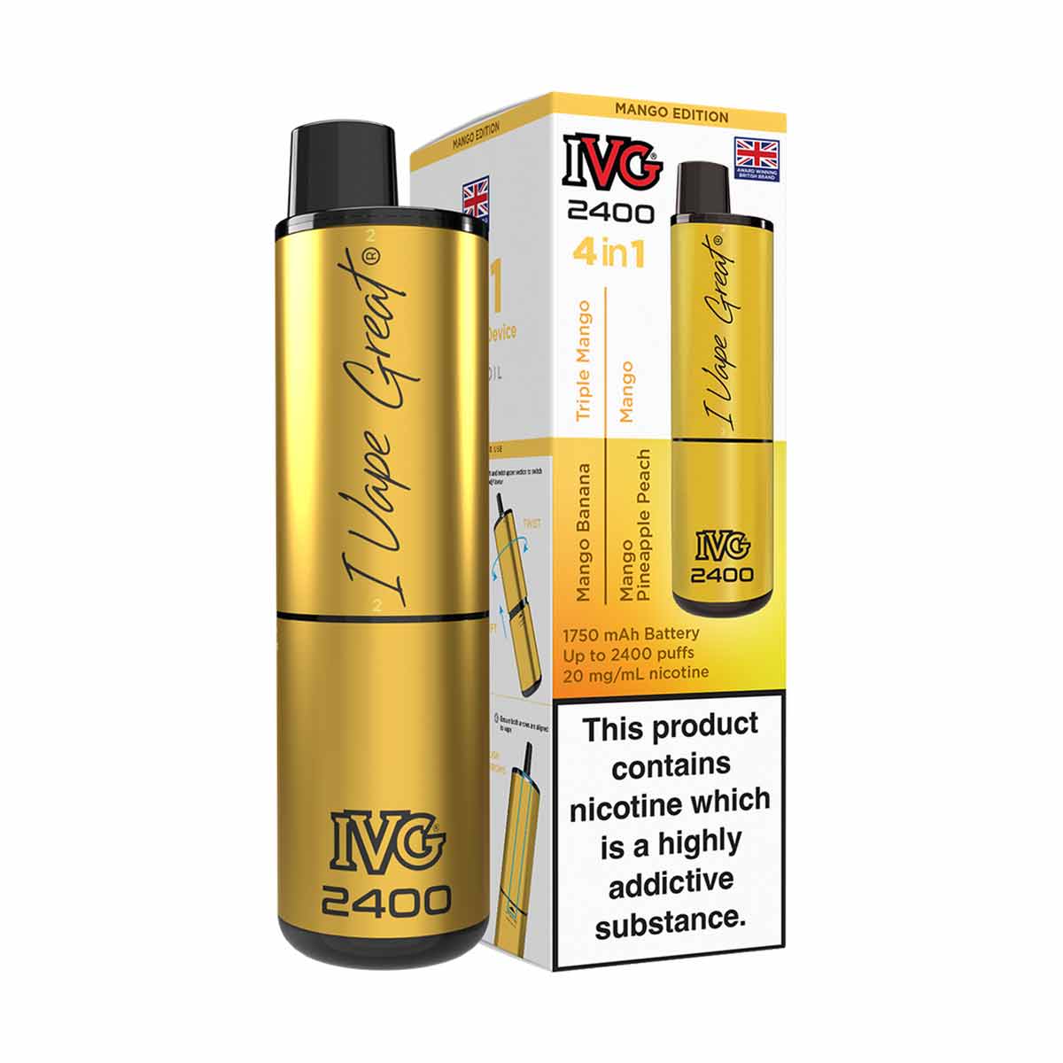 IVG 2400 Rechargeable Vape Kit