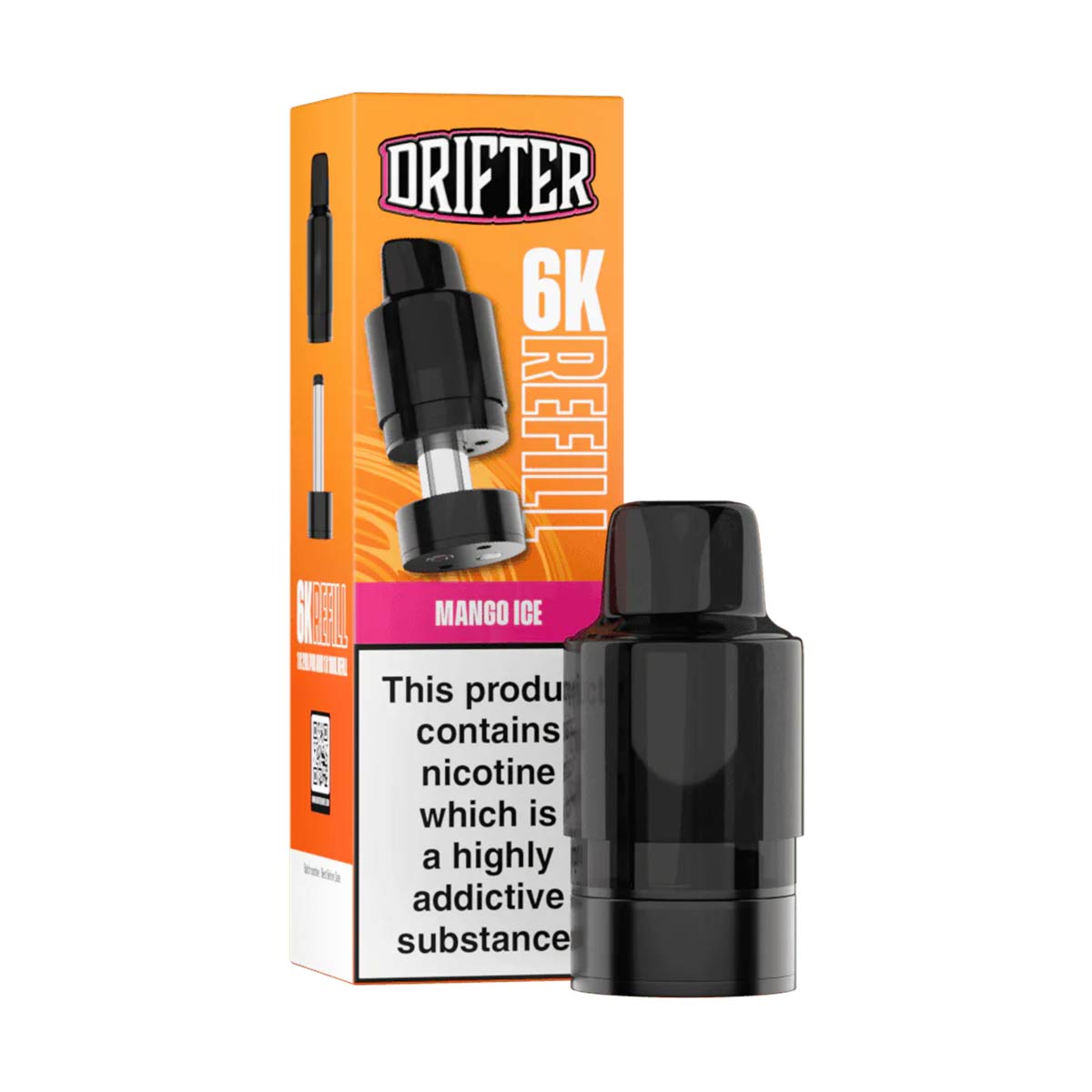 Drifter Bar 6K Prefilled Pods + Refill Container