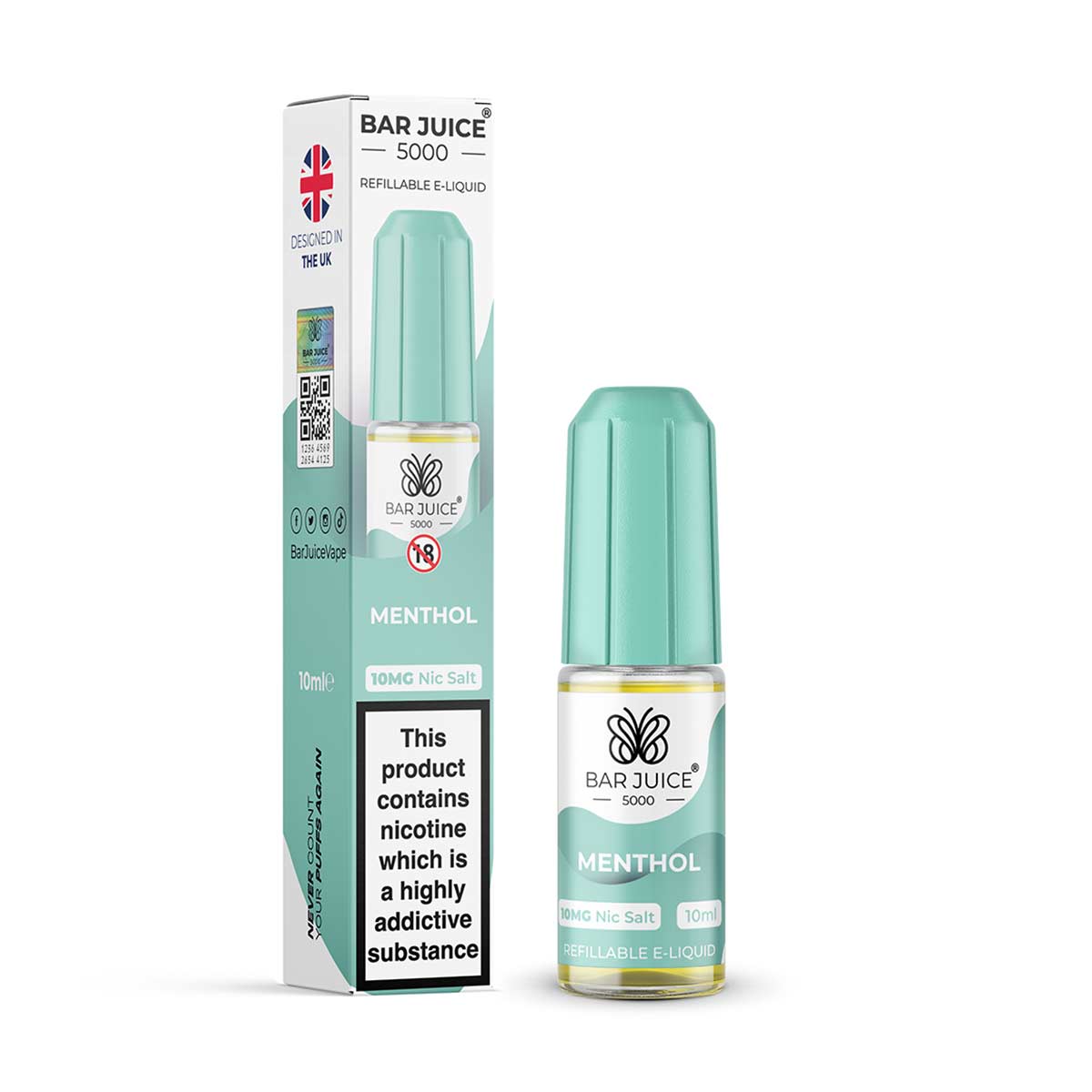 Menthol Bar Juice 5000 Nic Salt E-liquid