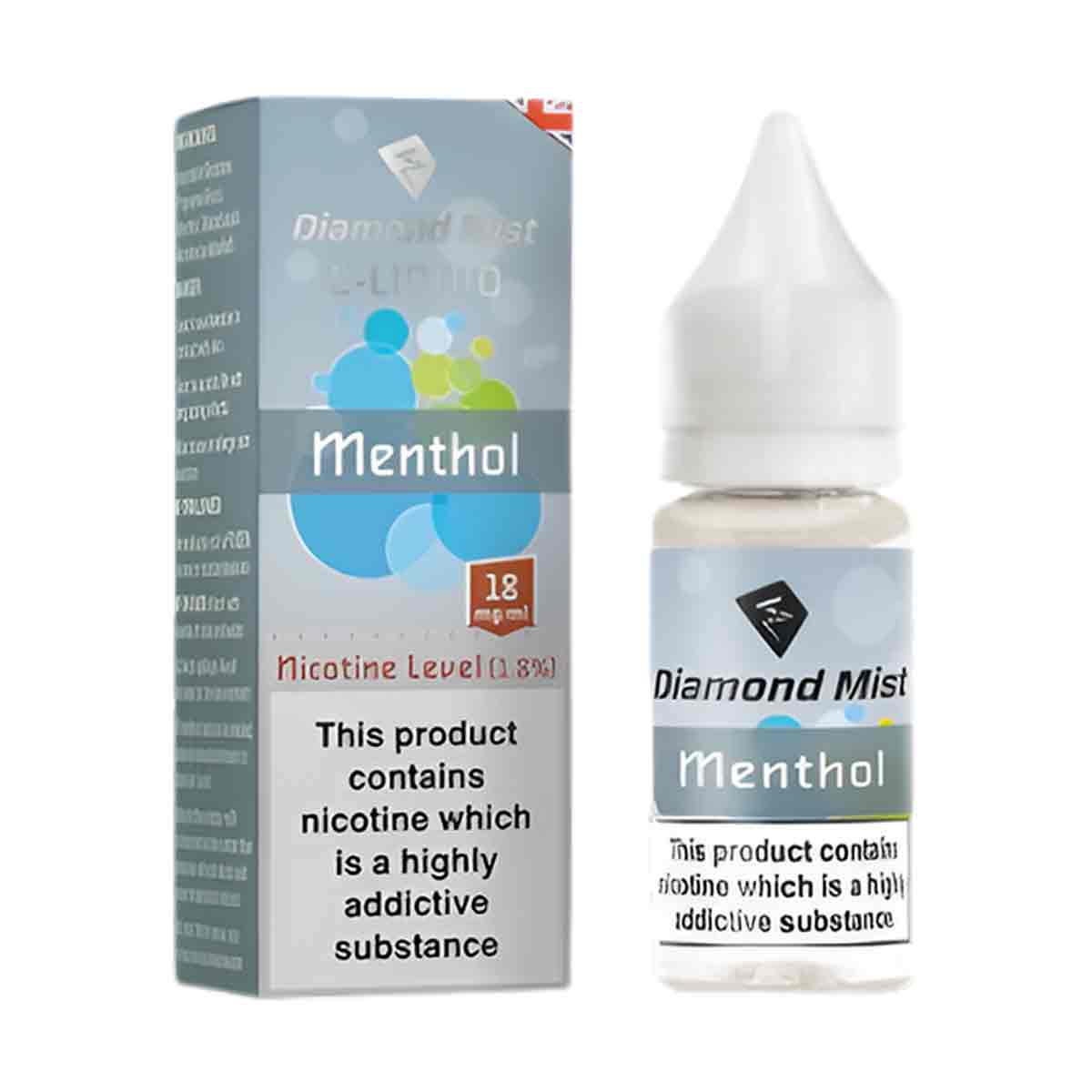 Menthol Diamond Mist 50/50 Nic Salt E-Liquid