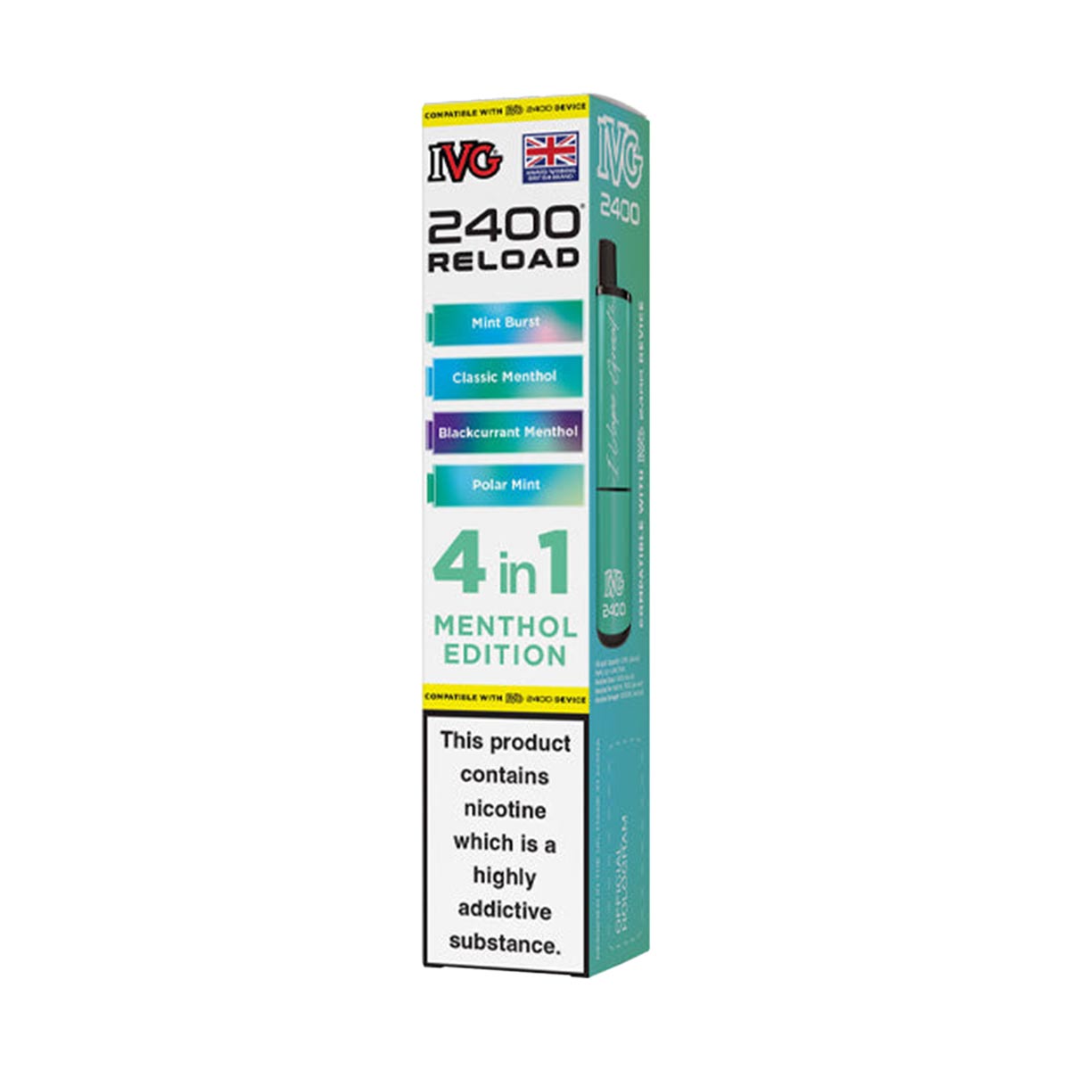 IVG 2400 Reload Pods 4 in 1 Pack