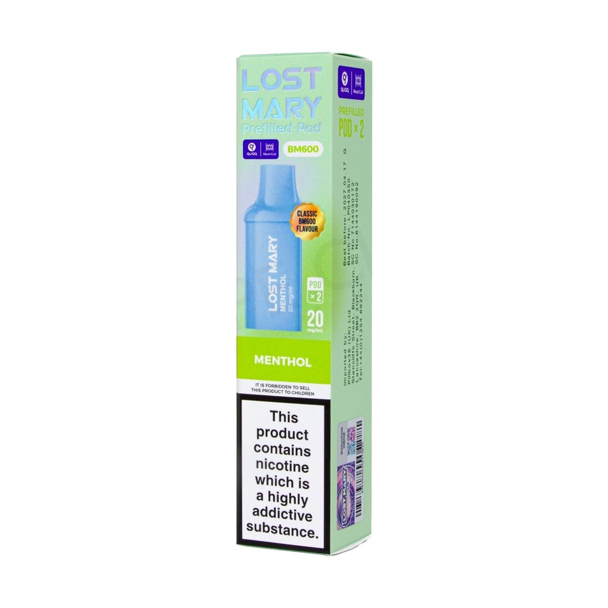 Lost Mary BM600 Prefilled Pods