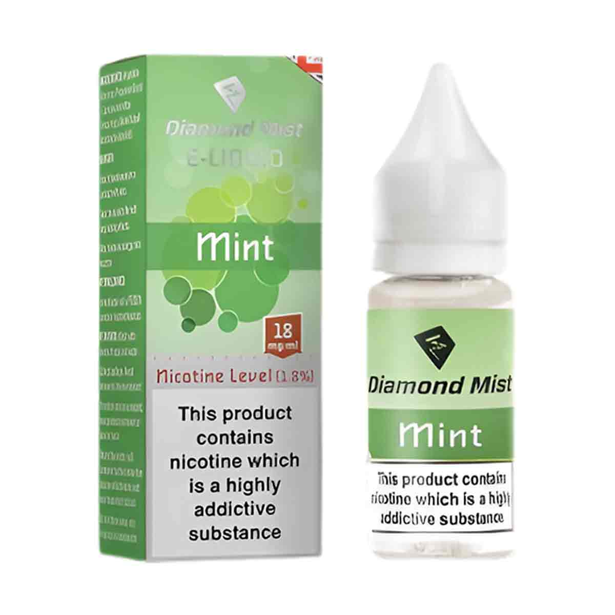 Mint Diamond Mist 50/50 Nic Salt E-Liquid