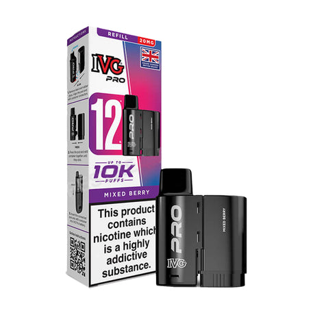 IVG Pro 12 Prefilled Pods + Refill Containers