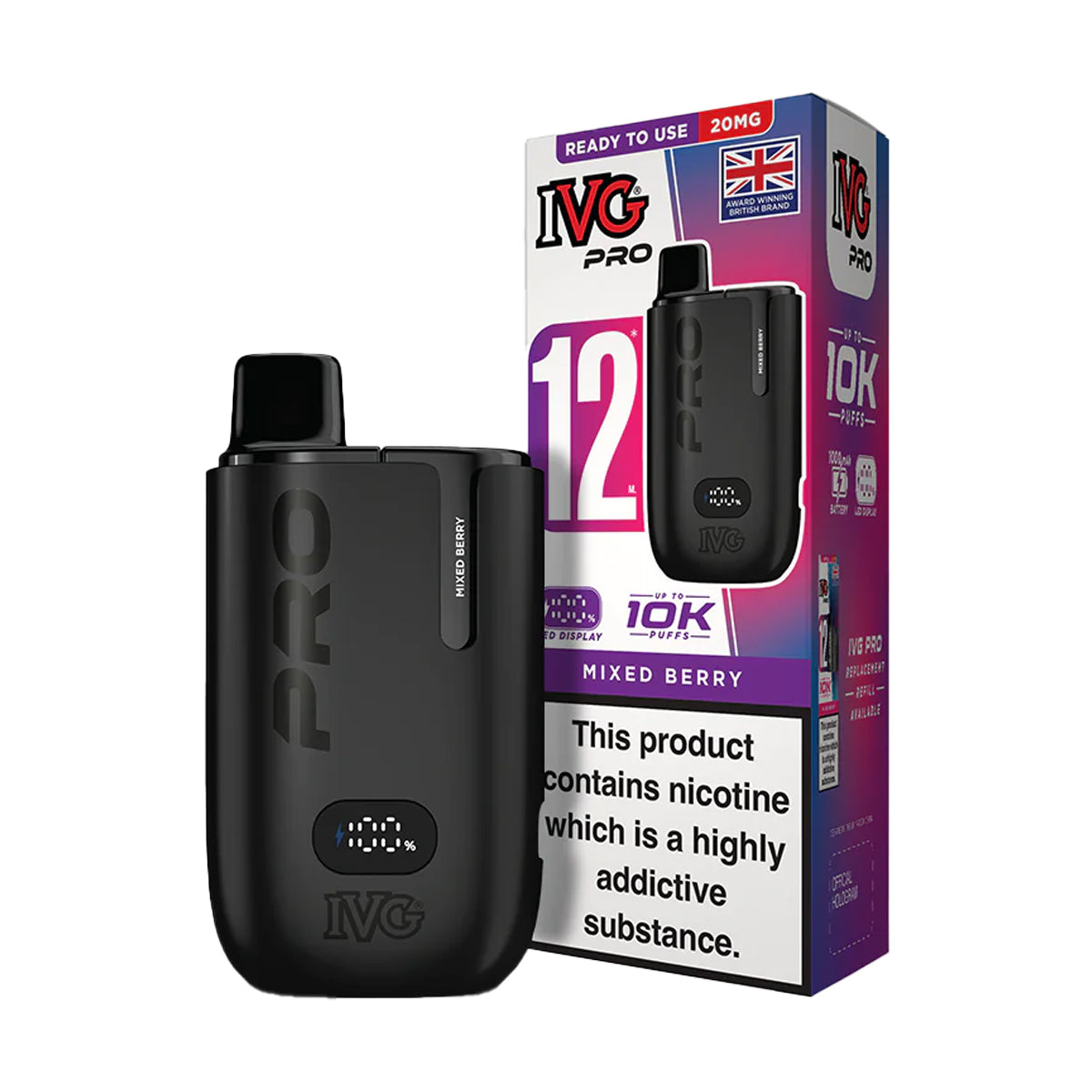 IVG Pro 12 Prefilled Vape Kit