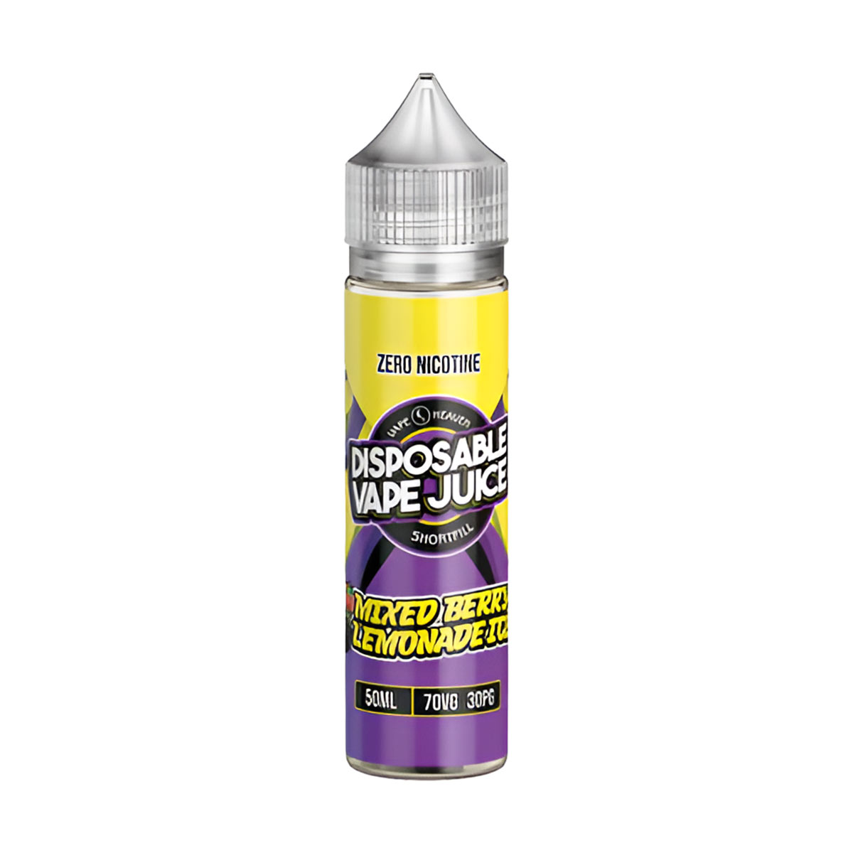 Mixed Berry Lemonade Ice Vape Heaven Disposable Vape Juice Shortfill 50ml