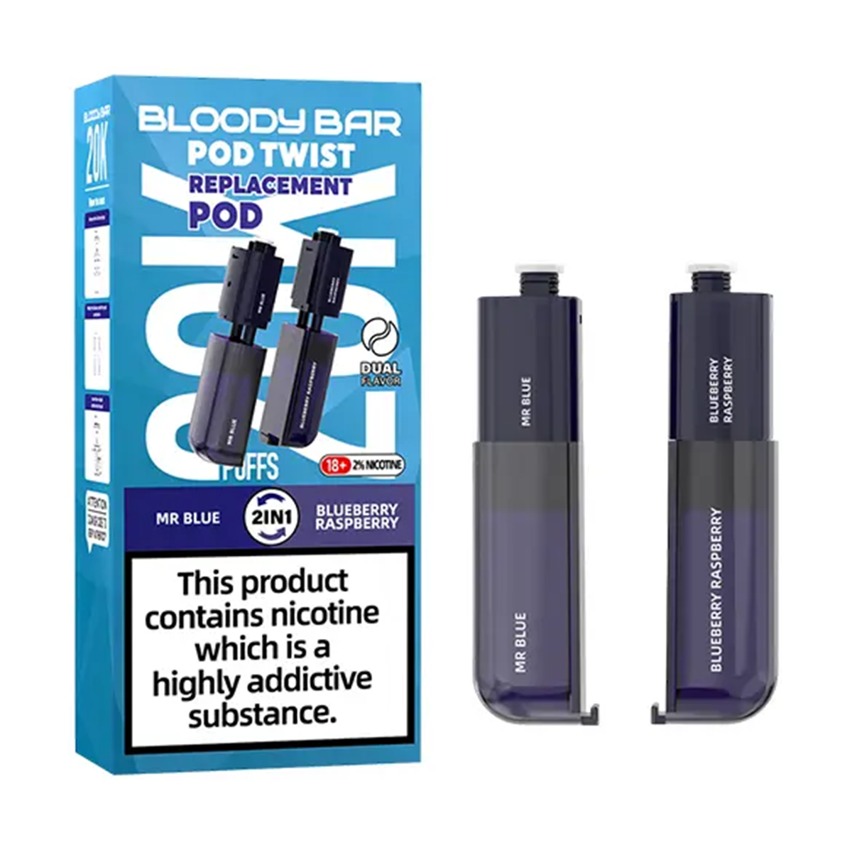Bloody Bar Pod Twist Prefilled Pods + Refill Container