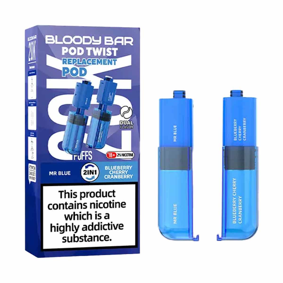 Bloody Bar Pod Twist Prefilled Pods + Refill Container