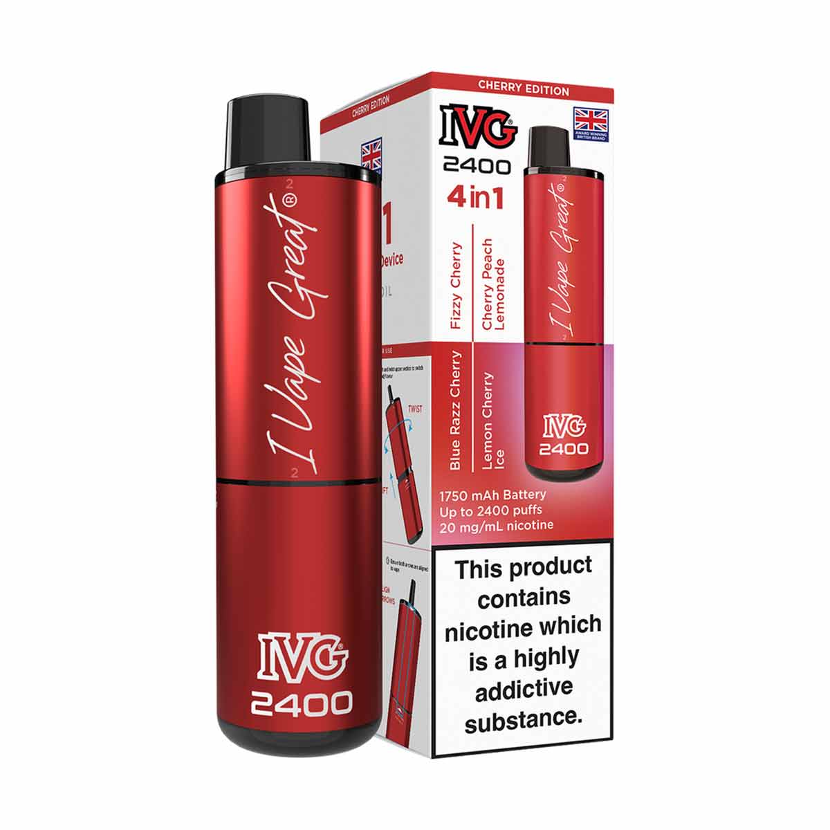 IVG 2400 Rechargeable Vape Kit