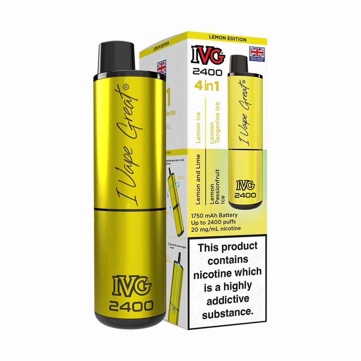 IVG 2400 Rechargeable Vape Kit