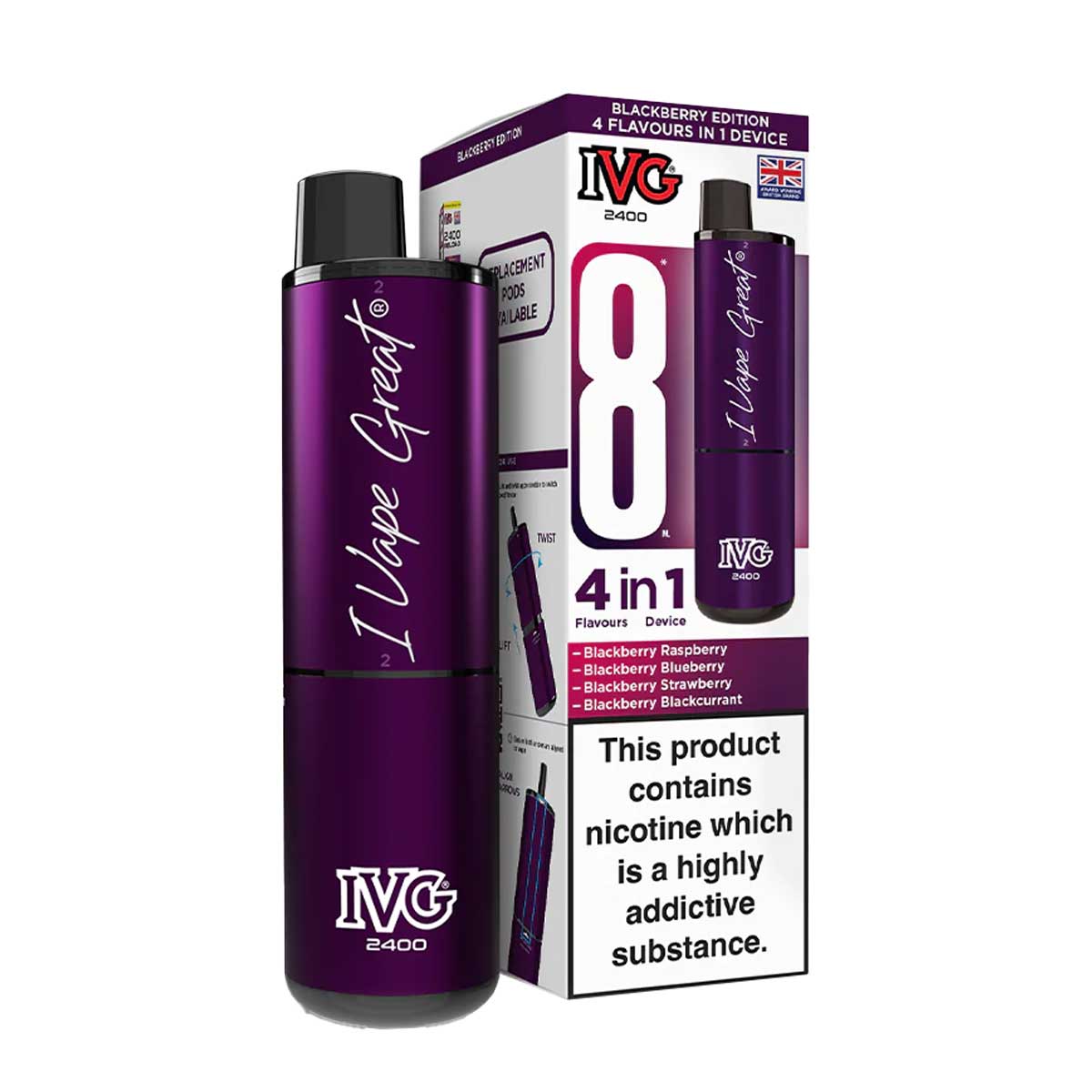 IVG 2400 Rechargeable Vape Kit