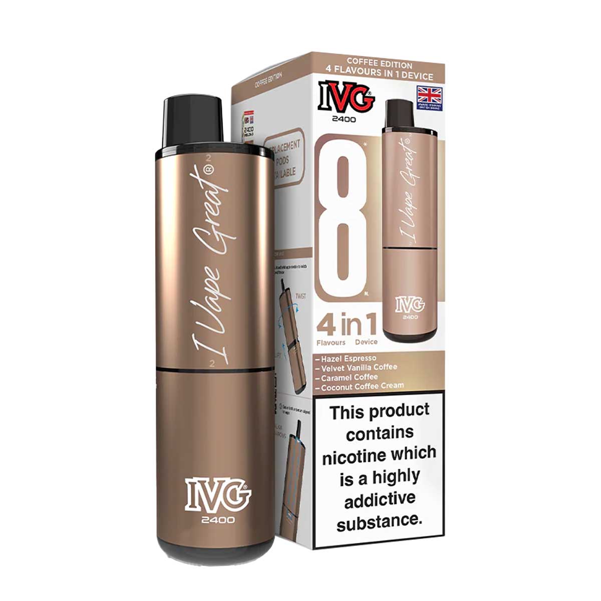 IVG 2400 Rechargeable Vape Kit