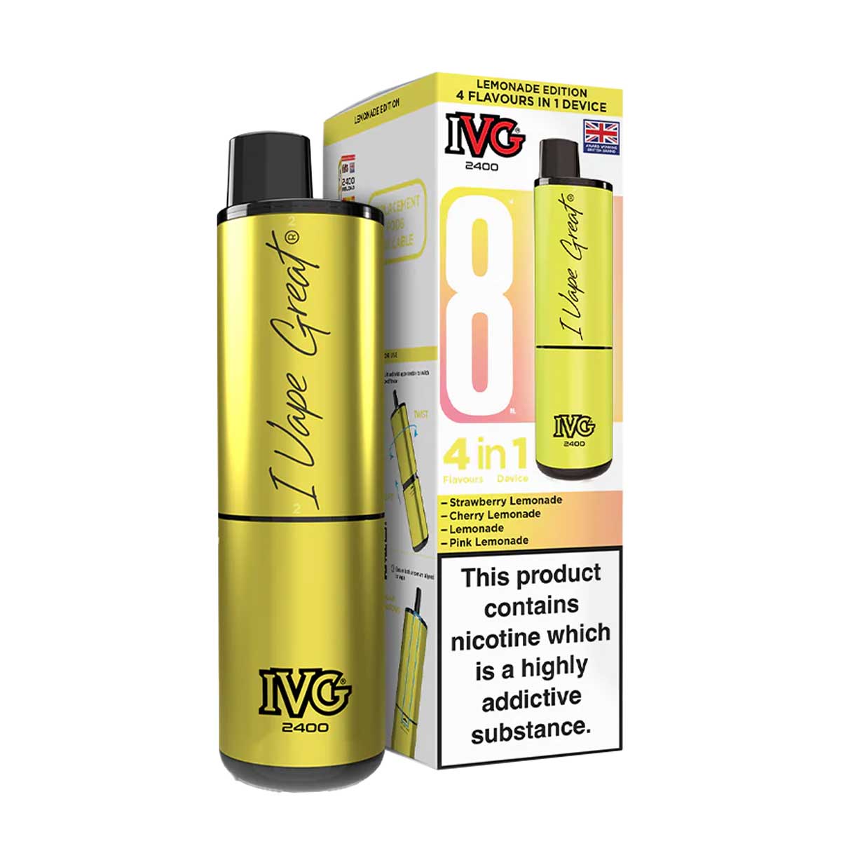IVG 2400 Rechargeable Vape Kit