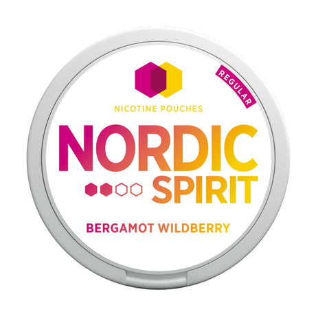 Bergamiot Wildberry Regular nordic spirit nicotine pouches