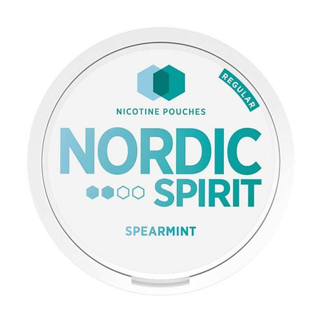 Spearmint Regular nordic spirit nicotine pouches