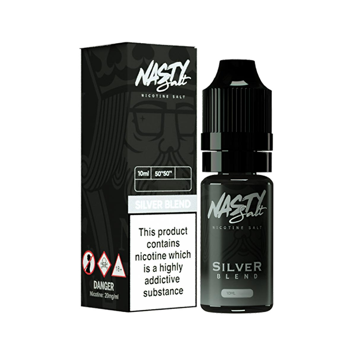 Silver Blend nasty salt e liquid nic salts 10ml