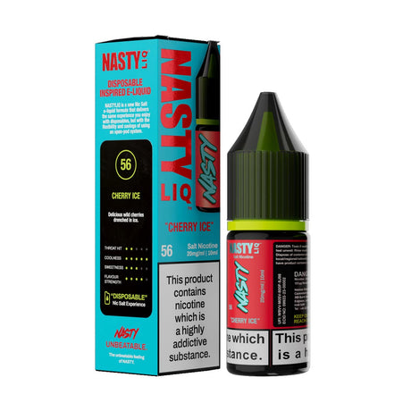 Cherry Ice nasty liq nic salts 10ml 20mg