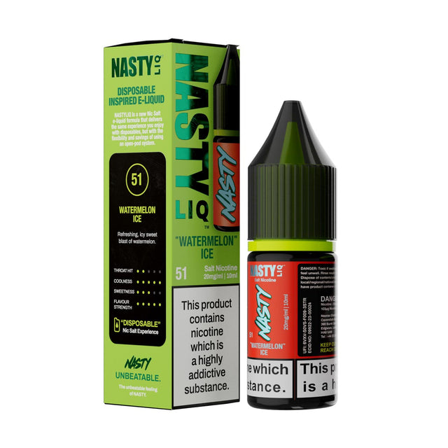 Watermelon Ice nasty liq nic salts 10ml 20mg