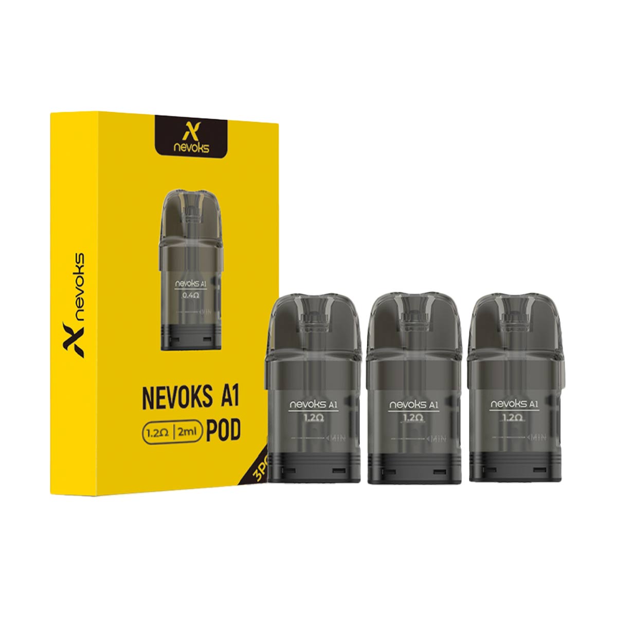 Nevoks Feelin A1 Replacement Pods 3 Pack 1.2Ohm