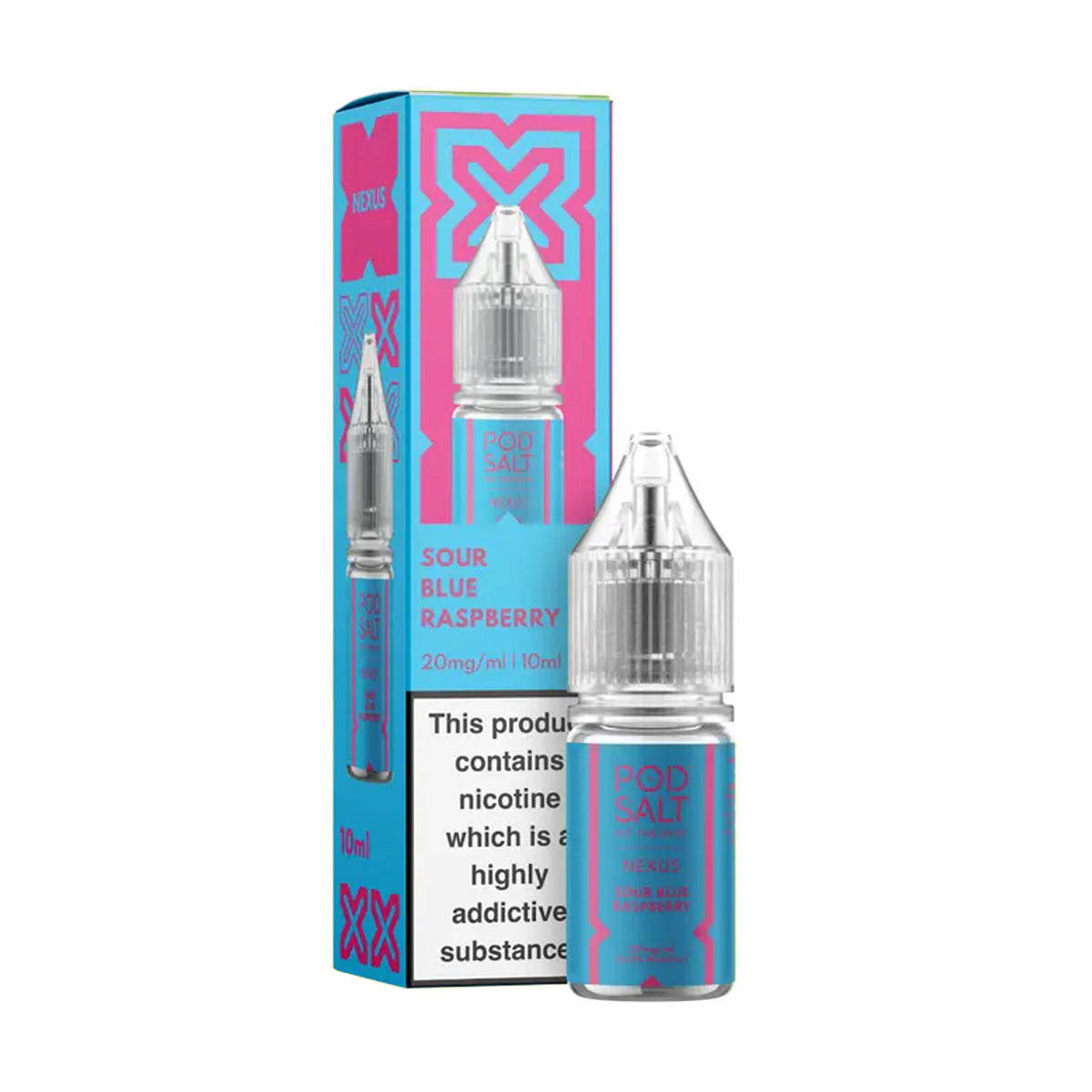 Sour Blue Raspberry Nic Salt by Pod Salt Nexus