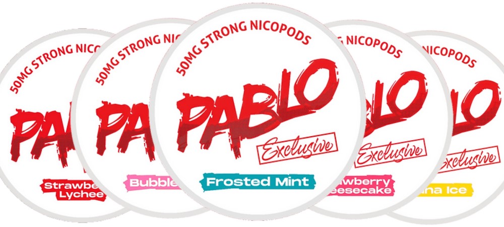 Pablo Nicotine Pouches | Tobacco-Free Snus | £3.49 Each
