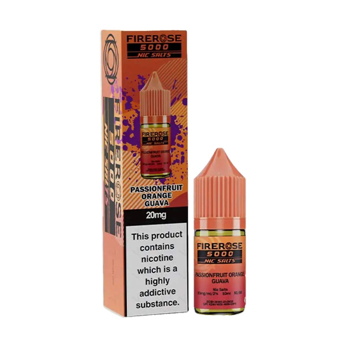 Passionfruit Orange Guava Elux Firerose Nic Salt E-liquid