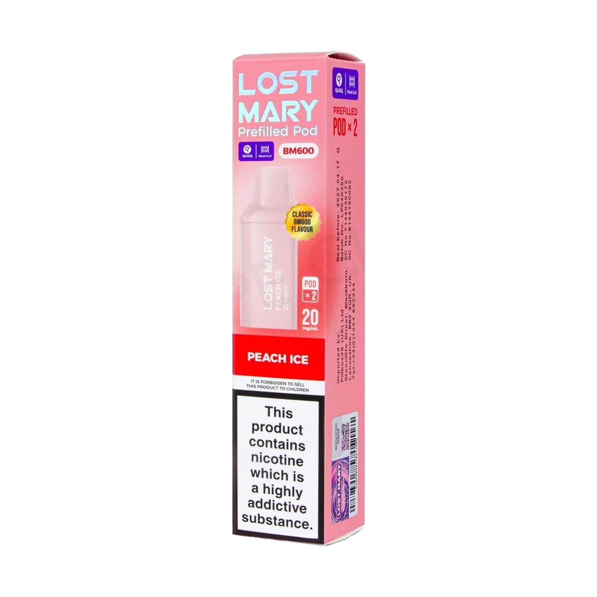 Lost Mary BM600 Prefilled Pods