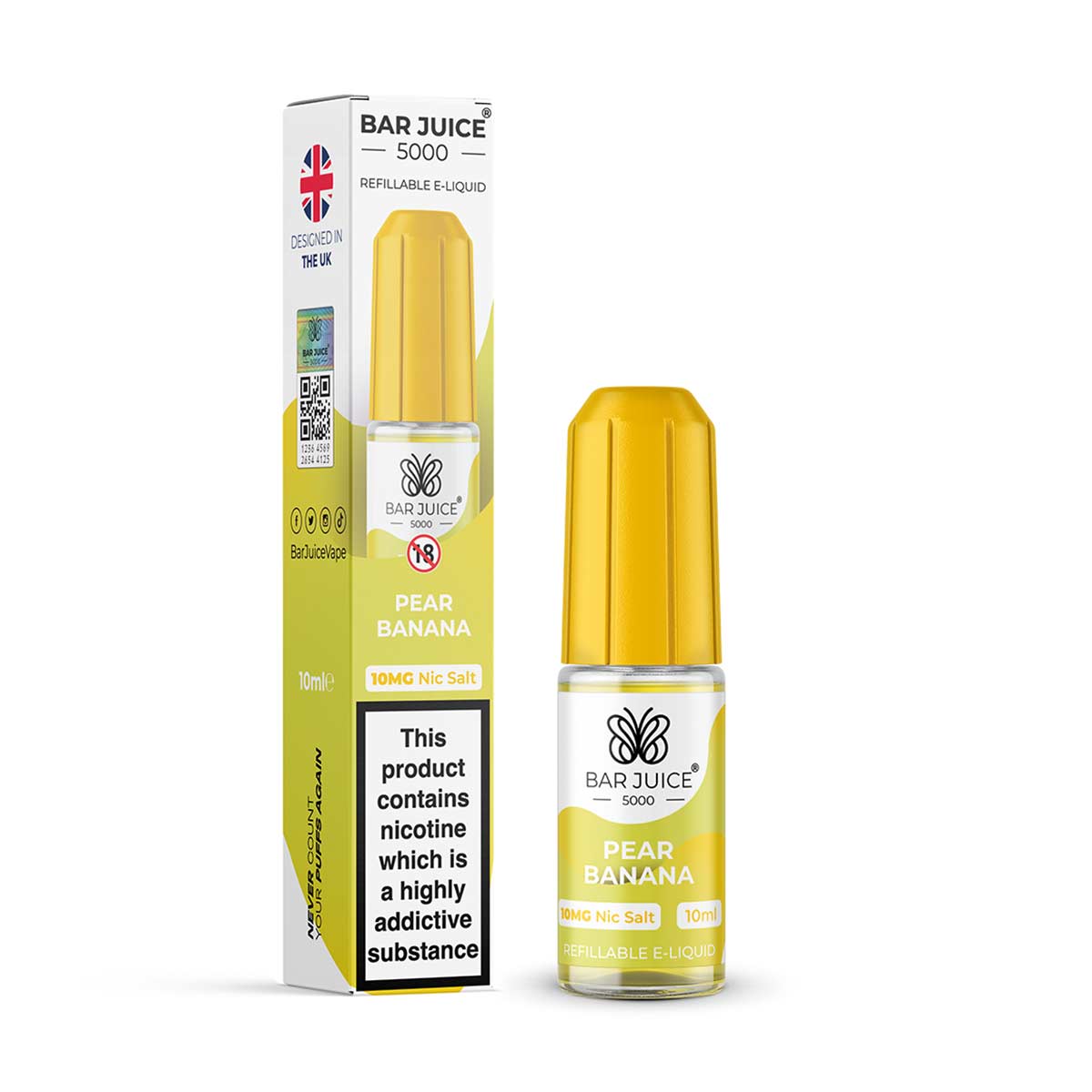 Pear Banana Bar Juice 5000 Nic Salt E-liquid