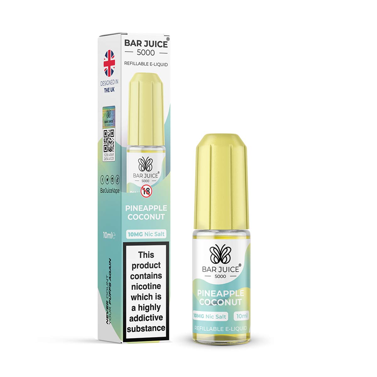 Pineapple Coconnut Bar Juice 5000 Nic Salt E-liquid