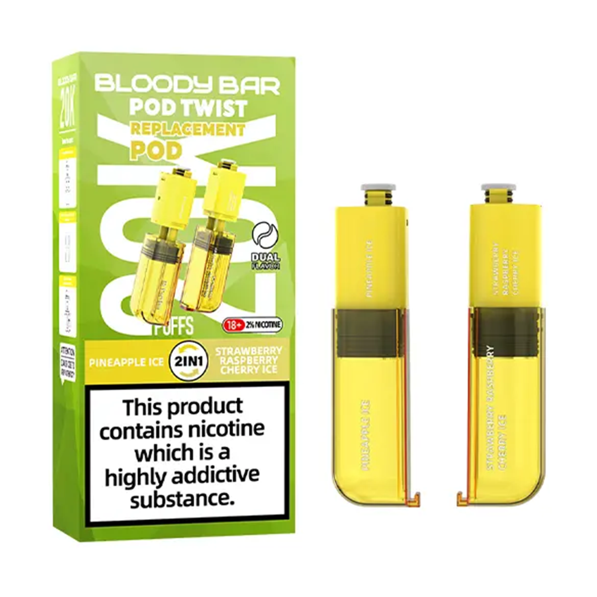 Bloody Bar Pod Twist Prefilled Pods + Refill Container