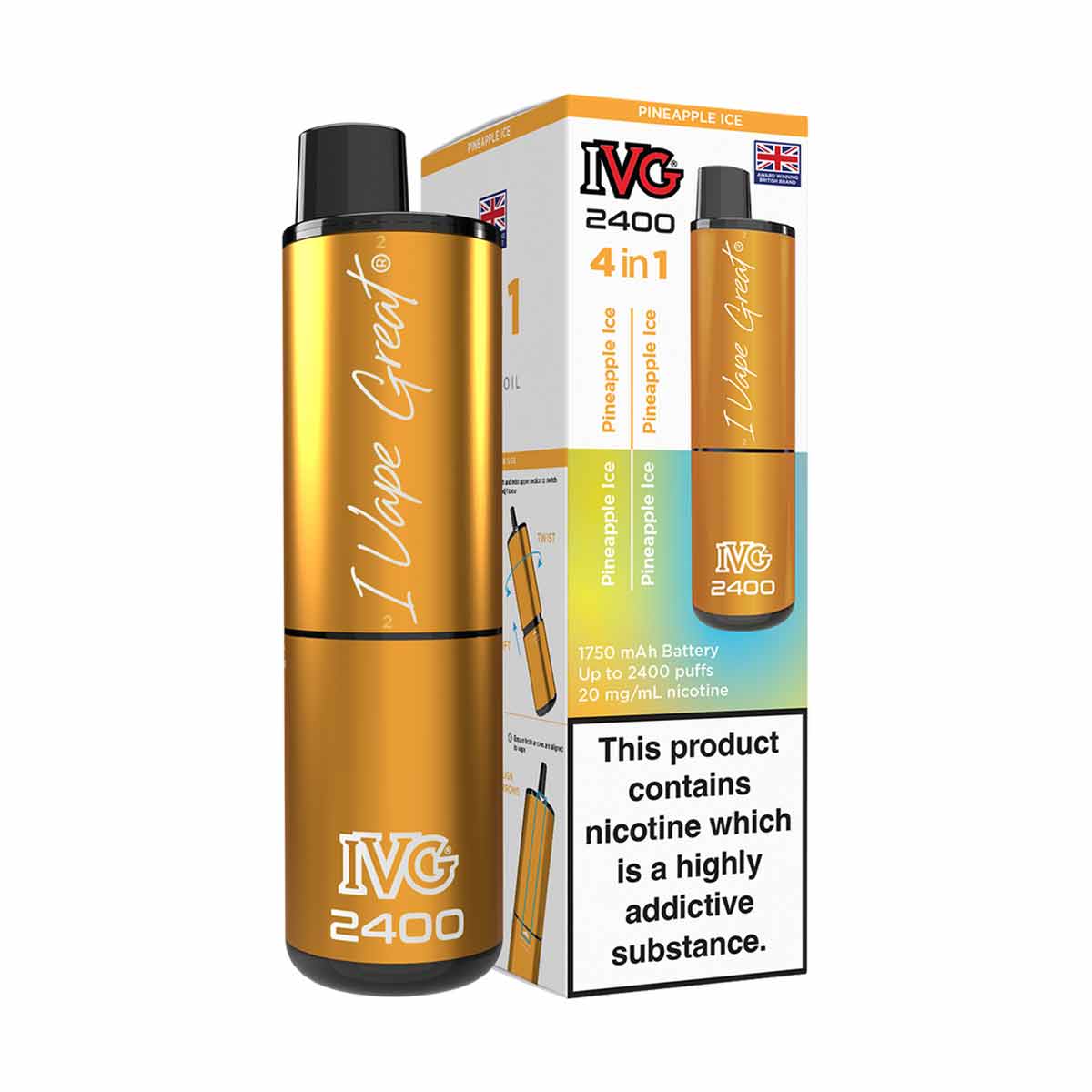 IVG 2400 Rechargeable Vape Kit