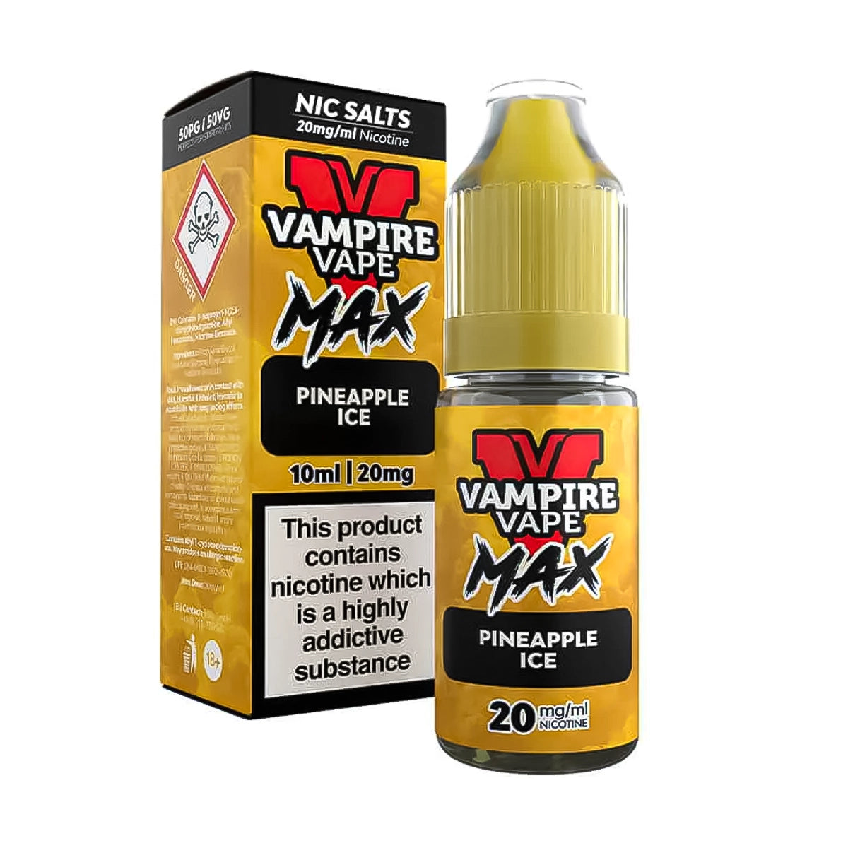 Pineapple Ice Vampire Vape MAX Nic Salt E-Liquid