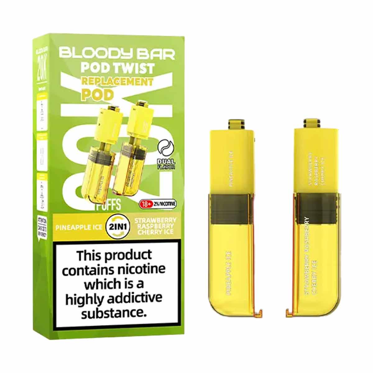 Bloody Bar Pod Twist Prefilled Pods + Refill Container