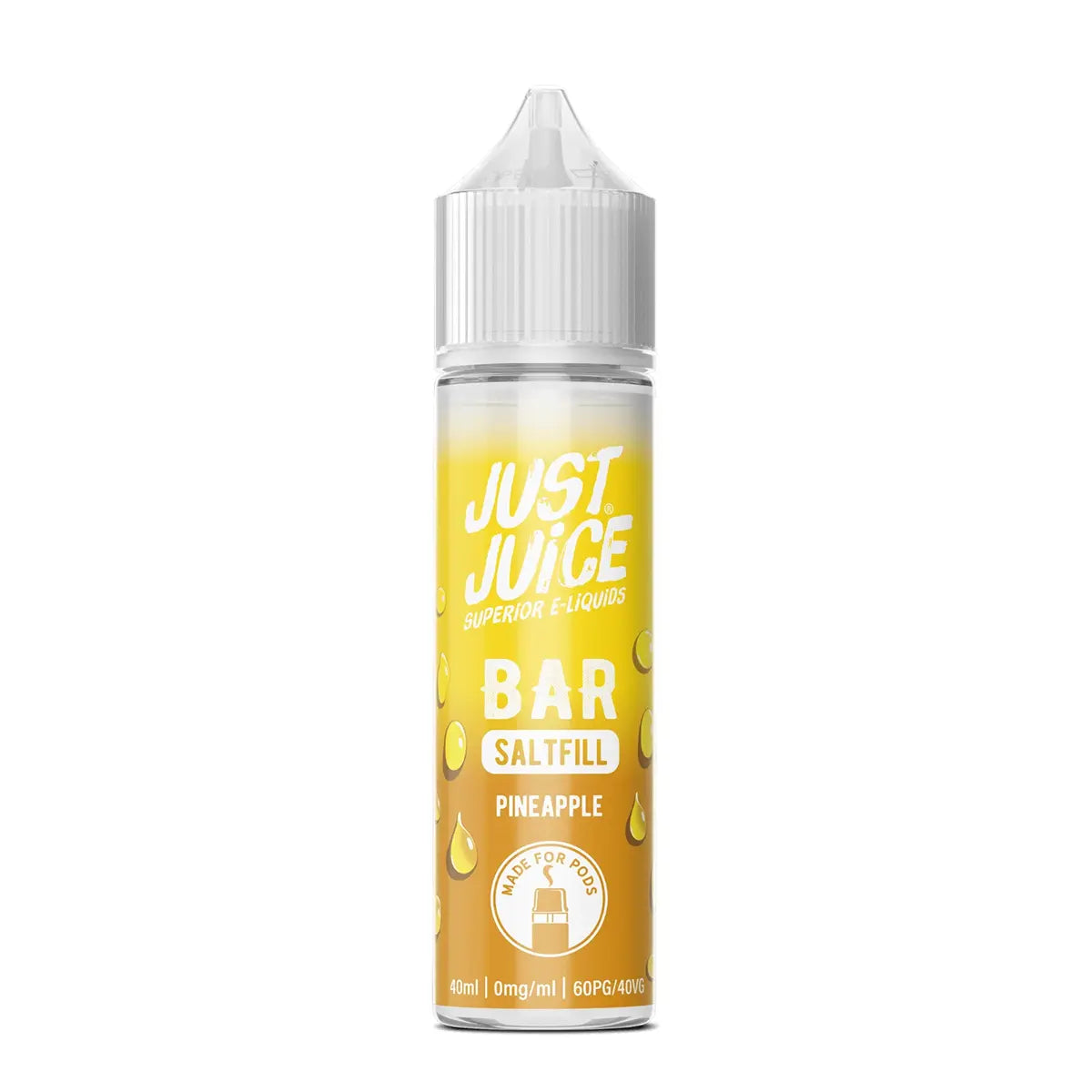 Pineapple Just Juice Bar Saltfill Shortfill E-liquid 40ml
