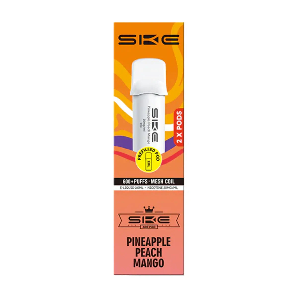 SKE Crystal 600 Pro Prefilled Pods