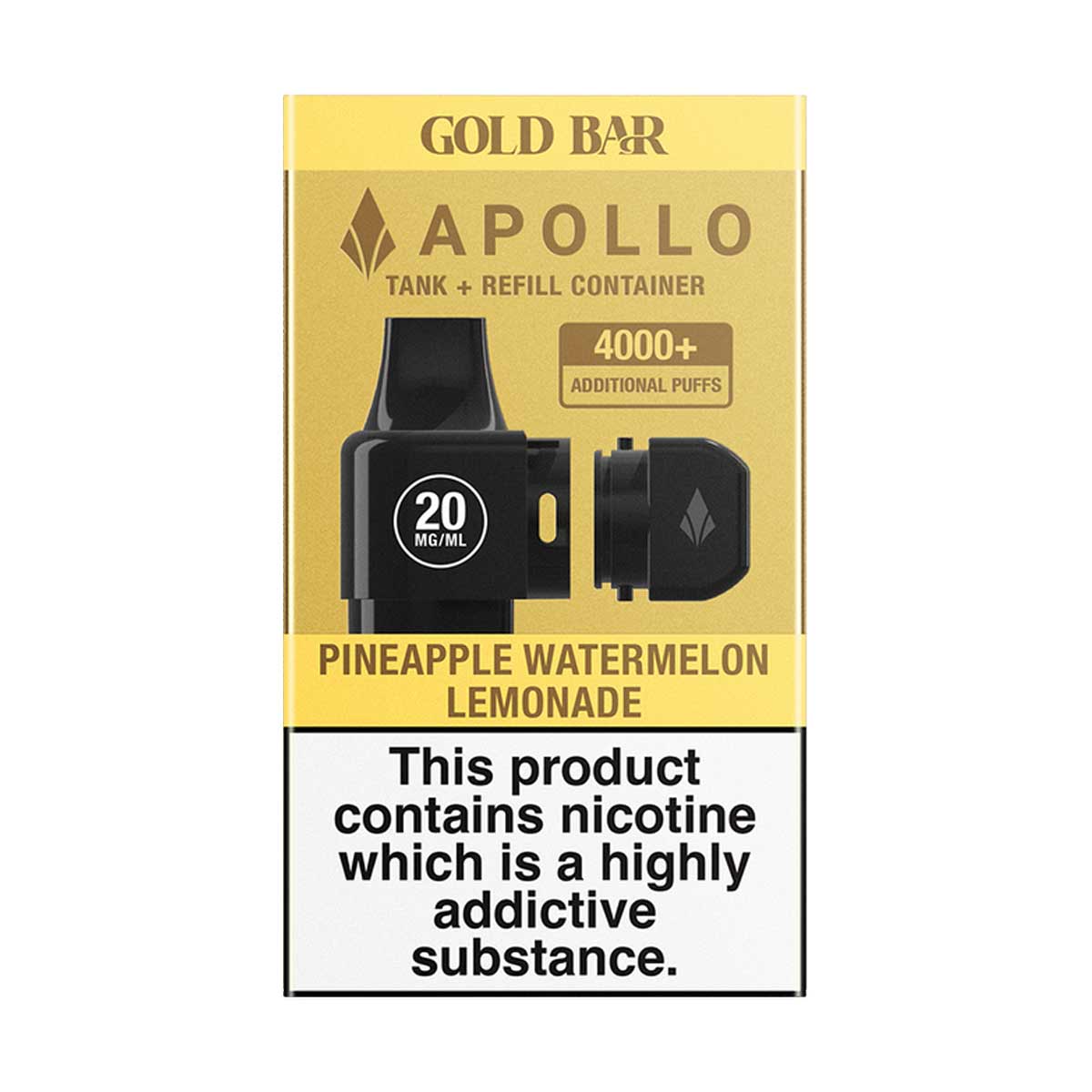 Gold Bar Apollo Prefilled Pods