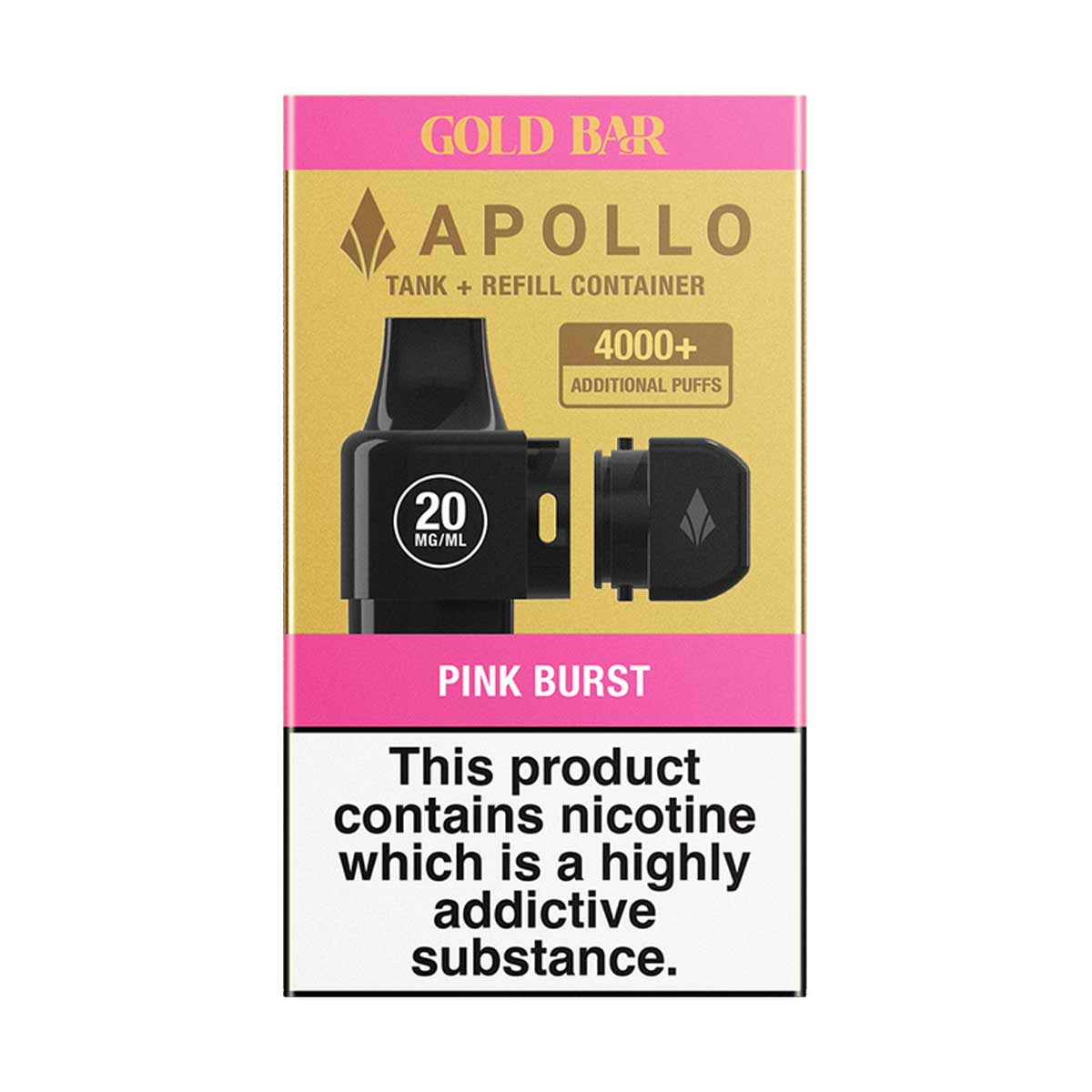 Gold Bar Apollo Prefilled Pods